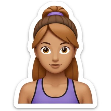 person wearing lulu lemon sticker