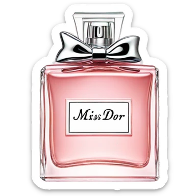 Miss dior perfume sticker