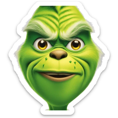 The grinch  sticker