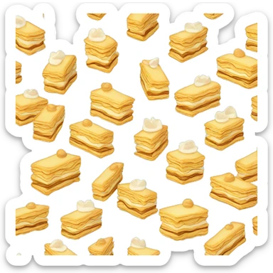 mille feuilles sticker