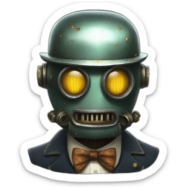Bioshock big daddy metal daddy sticker