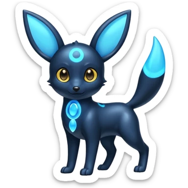 Blue Shiny Umbreon sticker