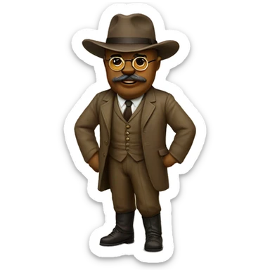Teddy Roosevelt  sticker