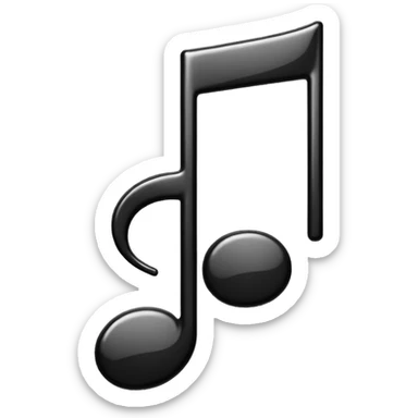 musical note sticker
