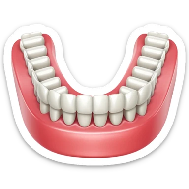 prosthetic insta denture  sticker