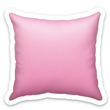 Pink pillow  sticker