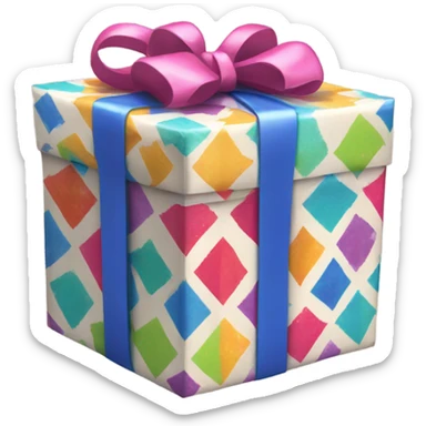 birthday gift sticker