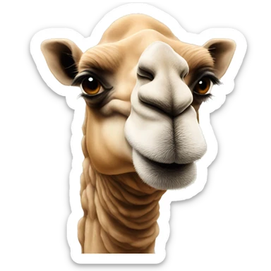 Omar Al Bashar the camel sticker