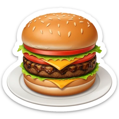 burger leftover sticker
