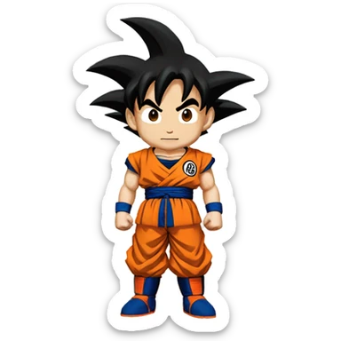 Goku from dragon ball z sticker