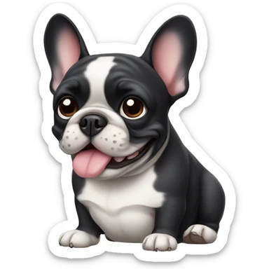 French bulldog sticker