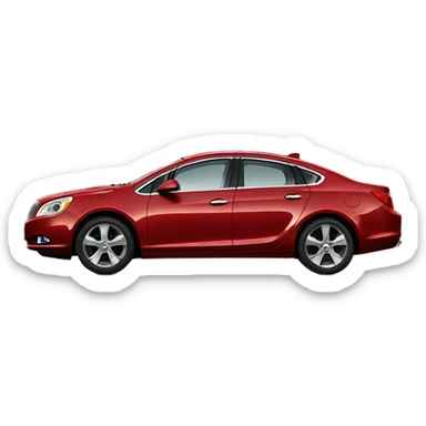 Red Buick verano sticker