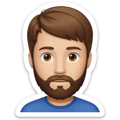 bearded teenage sticker