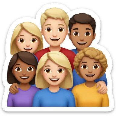 departamento de jovenes sticker