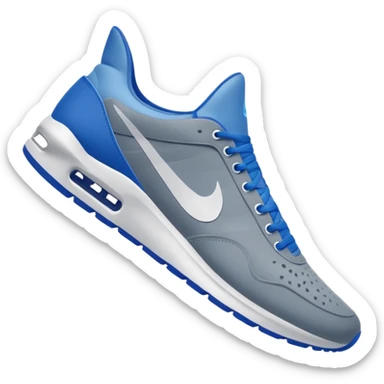 Has a un tiburón con zapatillas azules nike sticker