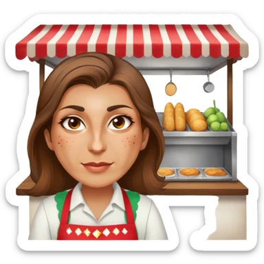 Street Food Vendor sticker