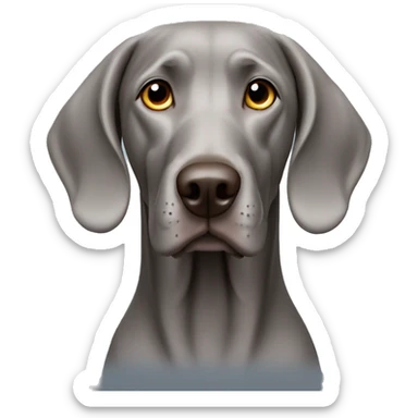 Weimaraner dog sticker