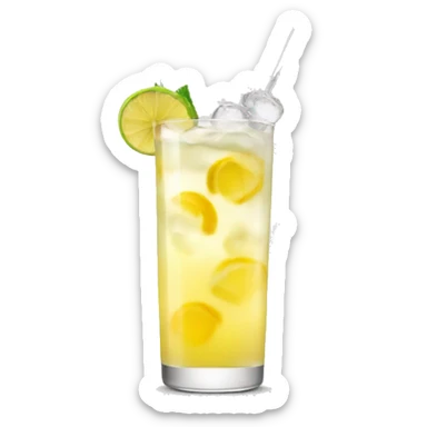 Gin Fizz cocktail emoji sticker