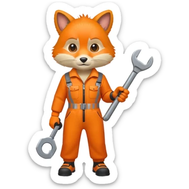 Ratchet-Lombax, full body  sticker