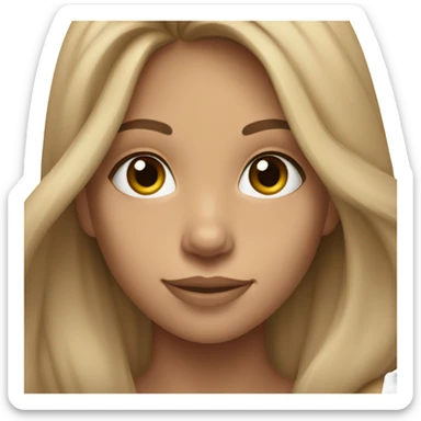 Tan girl, dirty blonde long hair, lululemon shirt sticker