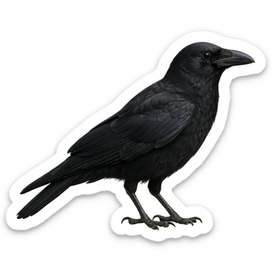 Crow sticker