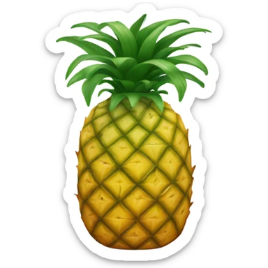 Pineapple upside down  sticker