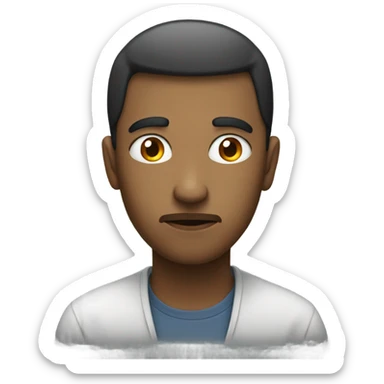 thousand yard stare sticker