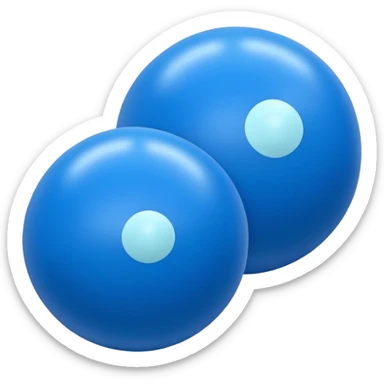physiotherapy (or pilates) balls (2) to exercise and do rehab sticker