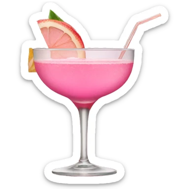 cocktail pink sticker