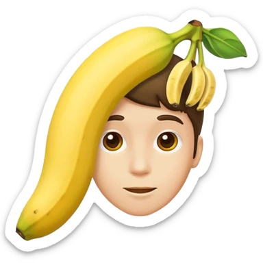 Avion banane sticker