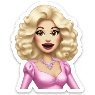 Trixie mattel in drag sticker