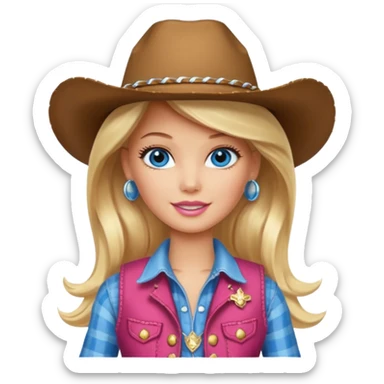 Barbie from the movie Disney Pixar's Toy Story  sticker