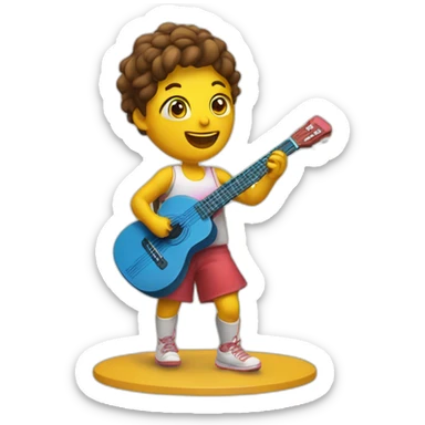 Momia jugando al pádel sticker