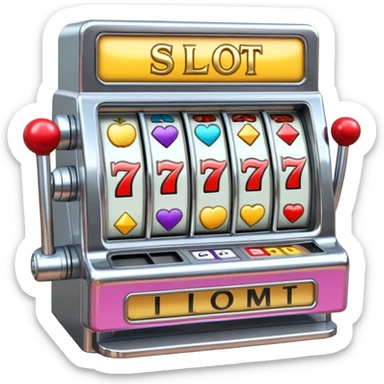 slot machine sticker