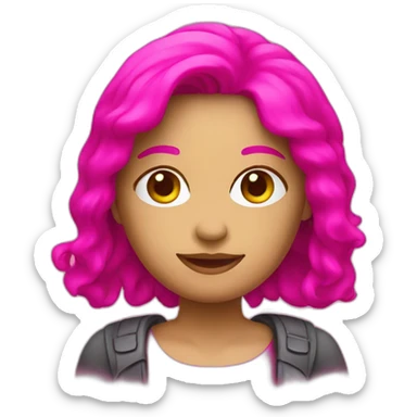 Ipad hot pink sticker