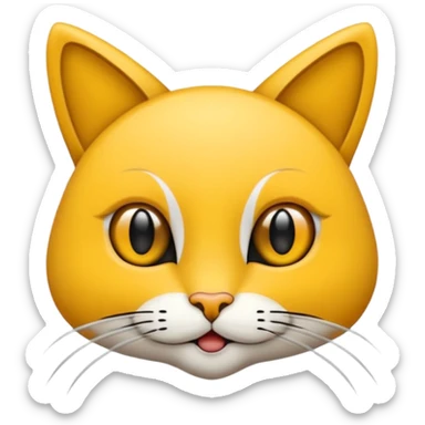 Kat saçlı gözlüklü siyah saçlı bir kiz sticker