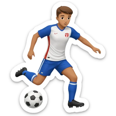 soccer tackling sticker