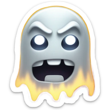 gamer ghost angry sticker