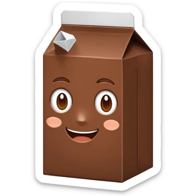 Milo milk carton sticker