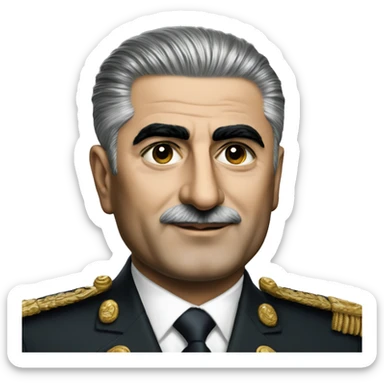 shah Mohammad Reza Pahlavi sticker