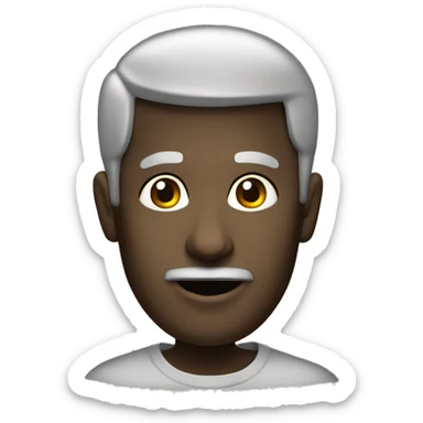 Faixa branca de junino preto sticker