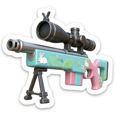 easter sniper rifle sticker
