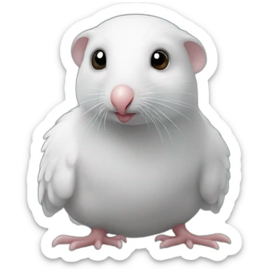 Pigeon rat sticker