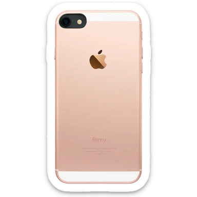iPhone Rose Gold sticker