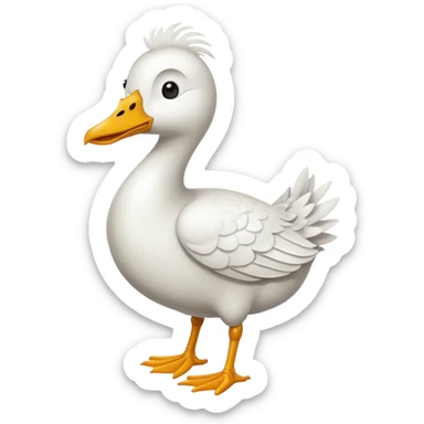 Silly goose sticker
