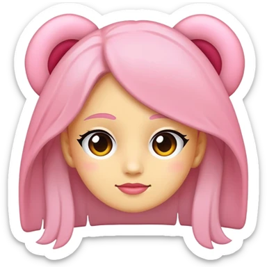 casilla ok rosa clarito  sticker