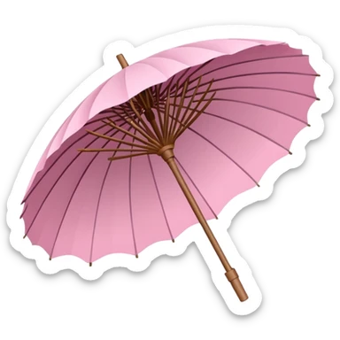 A cute Sakura parasol  sticker