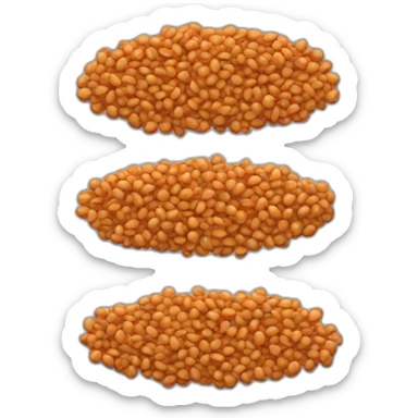 THREE LENTILS sticker