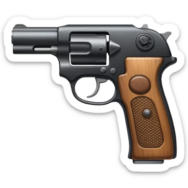 A handgun sticker