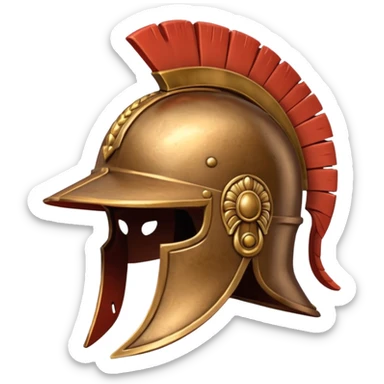 Roman Gladiator hat sticker
